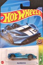 Load image into Gallery viewer, Hot Wheels 2022 McLaren Elva Blue #203 HW Exotics 6/10 New Long Card