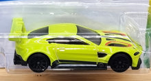 Load image into Gallery viewer, Hot Wheels 2022 Aston Martin Vantage GTE Lime #238 HW Exotics 9/10 New Long Card