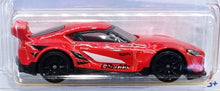 Load image into Gallery viewer, Hot Wheels 2022 '20 Toyota GR Supra Red #241 Then and Now 8/10 New Long Card