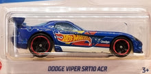 Load image into Gallery viewer, Hot Wheels 2022 Dodge Viper SRT10 ACR Blue #242 Then and Now 9/10 New Long Card