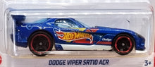 Load image into Gallery viewer, Hot Wheels 2022 Dodge Viper SRT10 ACR Blue #242 Then and Now 9/10 New Long Card