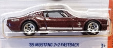 Load image into Gallery viewer, Hot Wheels 2022 '65 Mustang 2+2 Fastback Brown #192 Muscle Mania 1/10 New Long Card