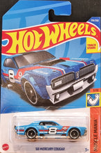 Load image into Gallery viewer, Hot Wheels 2022 '68 Mercury Cougar Light Blue #236 Muscle Mania 7/10 New