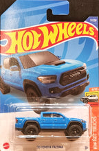 Load image into Gallery viewer, Hot Wheels 2022 '20 Toyota Tacoma Blue #72 HW Hot Trucks 4/10 New Long Card