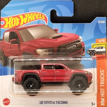 Load image into Gallery viewer, Hot Wheels 2022 '20 Toyota Tacoma Red #72 HW Hot Trucks 4/10 New
