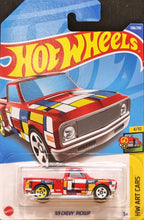 Load image into Gallery viewer, Hot Wheels 2022 '69 Chevy Pickup Red #108 HW Art Cars 4/10 New Long Card