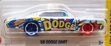 Load image into Gallery viewer, Hot Wheels 2022 '68 Dodge Dart White #63 White HW Art Cars 2/10 New Long Card