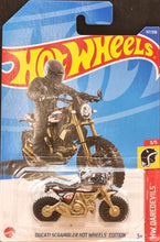 Load image into Gallery viewer, Hot Wheels 2022 Ducati Scrambler Hot Wheels Edition Black #117 HW Daredevils 3/5