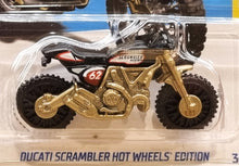 Load image into Gallery viewer, Hot Wheels 2022 Ducati Scrambler Hot Wheels Edition Black #117 HW Daredevils 3/5