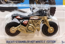 Load image into Gallery viewer, Hot Wheels 2022 Ducati Scrambler Hot Wheels Edition Black #117 HW Daredevils 3/5