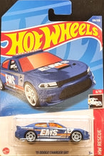 Load image into Gallery viewer, Hot Wheels 2022 '15 Dodge Charger SRT Matte Blue #228 HW Rescue 7/10 New Long Card