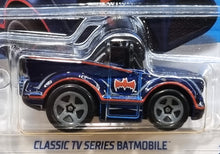 Load image into Gallery viewer, Hot Wheels 2022 Classic TV Series Batmobile Navy Blue #78 Batman 3/5 New