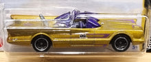 Load image into Gallery viewer, Hot Wheels 2022 TV Series Batmobile Gold #131 Batman 4/5 New Long Card