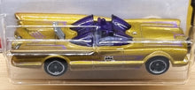 Load image into Gallery viewer, Hot Wheels 2022 TV Series Batmobile Gold #131 Batman 4/5 New Long Card