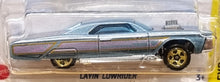 Load image into Gallery viewer, Hot Wheels 2022 Layin Lowrider Blue #128 Experiments 7/10 New Long Card