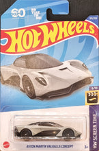 Load image into Gallery viewer, Hot Wheels 2022 Aston Martin Valhalla Concept Silver #103 HW Screen Time 6/10 New