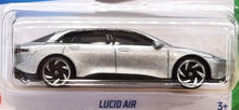 Load image into Gallery viewer, Hot Wheels 2022 Lucid Air Silver #147 HW Green Speed 4/5 New Long Card