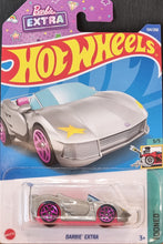 Load image into Gallery viewer, Hot Wheels 2022 Barbie Extra Silver #134 Tooned 5/5 New Long Card