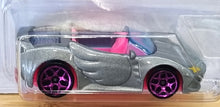 Load image into Gallery viewer, Hot Wheels 2022 Barbie Extra Silver #134 Tooned 5/5 New Long Card