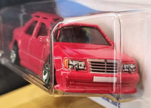 Load image into Gallery viewer, Hot Wheels 2022 Mercedes-Benz 500 E Red #86 Factory Fresh 2/10 New Long Card