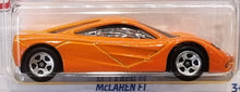 Load image into Gallery viewer, Hot Wheels 2022 McLaren F1 Orange #107 Factory Fresh 4/10 New Long Card
