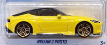 Load image into Gallery viewer, Hot Wheels 2022 Nissan Z Proto Yellow #124 Factory Fresh 5/10 New Long Card