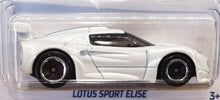 Load image into Gallery viewer, Hot Wheels 2022 Lotus Sport Elise White #136 Factory Fresh 6/10 New Long Card