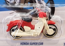 Load image into Gallery viewer, Hot Wheels 2022 Honda Super Cub Red #169 Factory Fresh 8/10 New Long Card