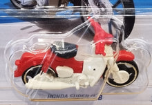 Load image into Gallery viewer, Hot Wheels 2022 Honda Super Cub Red #169 Factory Fresh 8/10 New Long Card
