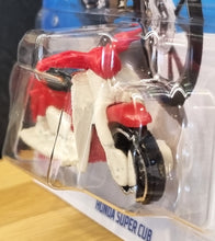 Load image into Gallery viewer, Hot Wheels 2022 Honda Super Cub Red #169 Factory Fresh 8/10 New Long Card