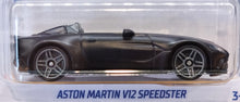 Load image into Gallery viewer, Hot Wheels 2022 Aston Martin V12 Speedster Matte Black #183 Factory Fresh 9/10 New