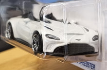 Load image into Gallery viewer, Hot Wheels 2022 Aston Martin V12 Speedster White #183 Factory Fresh 9/10 New Long Card
