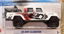 Load image into Gallery viewer, Hot Wheels 2022 '20 Jeep Gladiator White #26 Baja Blazers 4/10 New Long Card