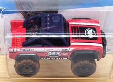 Load image into Gallery viewer, Hot Wheels 2022 Custom Ford Bronco Red #74 Baja Blazers 8/10 New Long Card