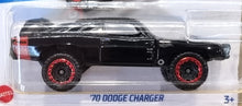 Load image into Gallery viewer, Hot Wheels 2022 '70 Dodge Charger Black #129 Baja Blazers 9/10 New Long Card
