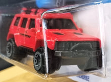 Load image into Gallery viewer, Hot Wheels 2022 '95 Jeep Cherokee Red #150 Baja Blazers 10/10 New Long Card