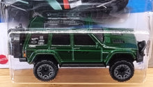 Load image into Gallery viewer, Hot Wheels 2022 '95 Jeep Cherokee Green #150 Baja Blazers 10/10 New
