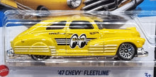 Load image into Gallery viewer, Hot Wheels 2022 '47 Chevy Fleetline Yellow #155 Rod Squad 1/5 New
