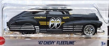 Load image into Gallery viewer, Hot Wheels 2022 '47 Chevy Fleetline Matte Black #155 Rod Squad 1/5 New Long Card