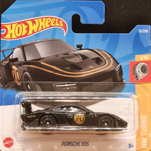Load image into Gallery viewer, Hot Wheels 2022 Porsche 935 Black #12 HW Turbo 1/10 New