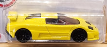 Load image into Gallery viewer, Hot Wheels 2022 '94 Bugatti EB110 SS Yellow #65 HW Turbo 5/10 New Long Card