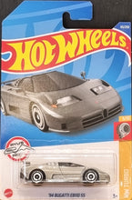 Load image into Gallery viewer, Hot Wheels 2022 '94 Bugatti EB110 SS Silver #65 HW Turbo 5/10 New Long Card