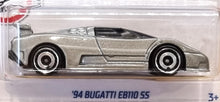Load image into Gallery viewer, Hot Wheels 2022 '94 Bugatti EB110 SS Silver #65 HW Turbo 5/10 New Long Card
