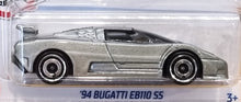 Load image into Gallery viewer, Hot Wheels 2022 '94 Bugatti EB110 SS Silver #65 HW Turbo 5/10 New Long Card