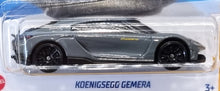 Load image into Gallery viewer, Hot Wheels 2022 Koenigsegg Gemera Grey #138 HW Turbo 8/10 New
