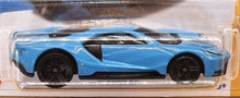 Load image into Gallery viewer, Hot Wheels 2022 '17 Ford GT Light Blue #157 HW Turbo 9/10 New