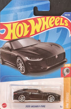 Load image into Gallery viewer, Hot Wheels 2022 2020 Jaguar F-Type Black #158 HW Turbo 10/10 New Long Card