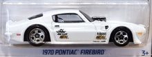 Load image into Gallery viewer, Hot Wheels 2022 1970 Pontiac Firebird White #1 HW Dream Garage 1/5 New Long Card