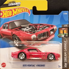 Load image into Gallery viewer, Hot Wheels 2022 1970 Pontiac Firebird Red #1 HW Dream Garage 1/5 New