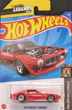 Load image into Gallery viewer, Hot Wheels 2022 1970 Pontiac Firebird Red #1 HW Dream Garage 1/5 New Long Card